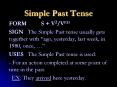Simple Past Tense