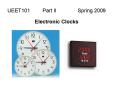 UEET101Part IISpring 2009