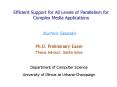 Efficient Support for All Levels of Parallelism for Complex Media Applications