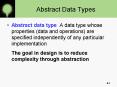 Abstract Data Types