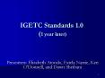 IGETC Standards 1'0 1 year later
