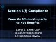Section 4f Compliance