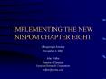 IMPLEMENTING THE NEW NISPOM CHAPTER EIGHT