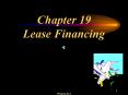 Chapter 19 Lease Financing
