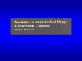 Control of Antibiotic Resistance