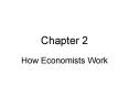 How Economists Work
