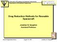 Drag Reduction Methods for Reusable Spacecraft