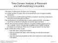 TimeDomain Analysis of Resonant and SoftSwitching Converters