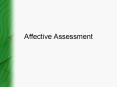 Affective Assessment