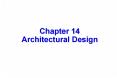 Chapter 14 Architectural Design