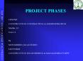 PROJECT PHASES