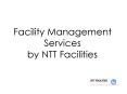 Facility Management Services by NTT Facilities