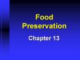 Food Preservation