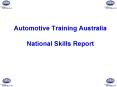 Automotive Training Australia National Skills Report