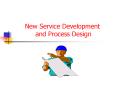New Service Development and Process Design