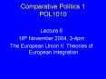 Comparative Politics 1 POL1010