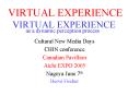 VIRTUAL EXPERIENCE VIRTUAL EXPERIENCE