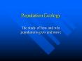 Population Ecology