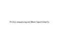 Protein sequencing and Mass Spectrometry