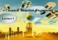 Chemical Reaction Engineering