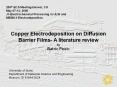 Copper Electrodeposition on Diffusion