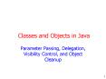 Classes and Objects in Java