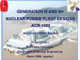 GENERATION III AND III
