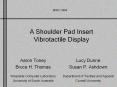 A Shoulder Pad Insert Vibrotactile Display