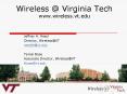 Wireless Virginia Tech www'wireless'vt'edu
