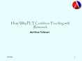 HowWhy PLT Combines Teaching with Research