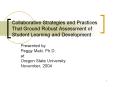 Collaborative Strategies and Practices That Ground Robust Assessment of Student Learning and Develop