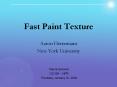 Fast Paint Texture