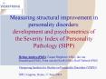 Measuring structural improvement in personality disorders: development and psychometrics of the Seve