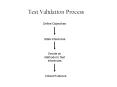 Test Validation Process