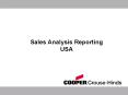 Sales Analysis Reporting USA