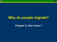 Why do people migrate
