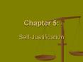 Chapter 5: SelfJustification