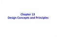 Chapter 13 Design Concepts and Principles