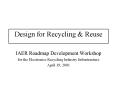 Design for Recycling