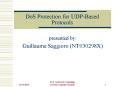 DoS Protection for UDPBased Protocols