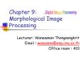 Chapter 9: Morphological Image Processing