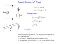 Exam II Review: AC Power
