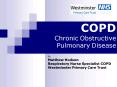 COPD Chronic Obstructive Pulmonary Disease
