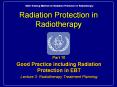 Radiation Protection in Radiotherapy