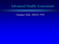 Advanced Health Assessment