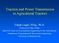 Traction and Power Transmission