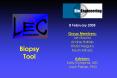 8 February 2005 Group Members: Jen Bacior Amine Hallab Hiroki Meguro Kevin Mihelc Advisors: Kelly Dy