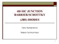 4HSIC JUNCTION BARRIERSCHOTTKY JBS DIODES