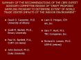 SUMMARY OF THE RECOMMENDATIONS OF THE CBPR EXPERT ADVISORY COMMITTEE REVIEW OF DRAFT PROPOSED SAMPLI