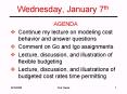 Wednesday, January 7th